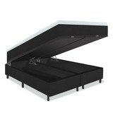 Colchão Magnético Queen 1 58x1 98 Certificado Pelo Infra Vermelho Anti Germes   Cama Box Baú Cor Preto