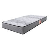 Colchão Solteiro Ortopédico Firme Espuma D33 88x188x17cm Cor Cinza Bf Colchões