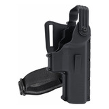 Coldre H3 Mid ride Com 6 Adaptadores Imbel E Glock G22 Cor Preto Orientação Da Mão Destro