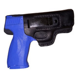 Coldre Velado Em Couro Para Pistola Smith & Wesson M&p9