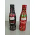 Coleção 2 Garrafa Coca Cola Brasil Natal 2014 Aluminio Rara