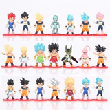 Coleção 21 Dragon Ball Z - Boneco De Ação Miniaturas Goku