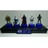 Coleção 4 Star Wars 5tampinhas Pepsi 5cm Kit Com Base Loose
