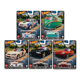 Coleção 5 Miniaturas Boulevard Mix Q 1/64 Hot Wheels Premium