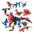 Coleção Blocos De Montar 841 Pçs 4 Em 1 Dragões Dinossauros