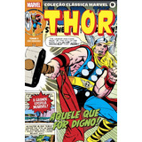 Coleção Clássica Marvel Vol. 9 - Thor Vol. 1, De Lieber, Larry. Editorial Panini Brasil Ltda, Tapa Mole En Português, 2021