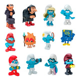 Coleção Completa 12 Bonecos Smurfs 2025 Burger King Bk