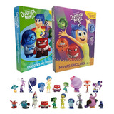 Coleção Divertida Mente - Emoções No Comando + Novas Emoções (20 Miniaturas), De Disney Enterprises, Inc.., Vol. 1 E 2. Editorial Melhoramentos, Capa Dura Em Português