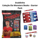 Coleção Elo Monsters Books Enaldinho - Starter Pack Com Álbum Ilustrado Oficial +3 Gogo S Sortidos +3 Minilivros Sortidos