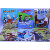 Coleção Folha Música Clássica Para Crianças 18 Livros Mozart Bizet Vivaldi De Mozart; Bizet; Bach Pela Folha De São Paulo (2013)