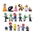 Coleção Mini Bonecos Super Mario 18 Personagens Nintendo