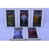 Coleção Opus 86 5 Livros Vivaldi + Bach + Wagner + Chopin + Mozart De Roland De Candé; Luc-andré Marcel; Marcel Schneider Pela Martins Fontes (1991)