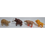 Coleção Rock E Fera Animal Recreio 4 Brinquedos Antigos 