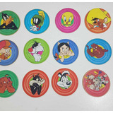 Coleção Semi Completa Tazos Looney Tunes ( Verde 1) - Leia