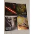 Coleção Steelbook Blu Ray Star Wars 4 Filmes Dublado 7 Disco
