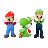 Coleção Super Mario Bros - Luigi - Yoshi -nintendo Kit Com 3