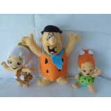 Coleção The Flintstones 3 Bonecos Fred Pedrita Bambam