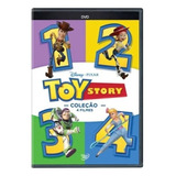 Coleção Toy Story 1 2 3 4 - 4 Dvds Infantil Disney -promoção