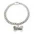 Coleira Corrente Porte Nome Telefone Placa Osso Pit Bull Pet