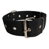 Coleira Grande Porte Nova Alternativa Pitbull Fita 5 Cm Cor Preta Tamanho Da Coleira 75 Cm