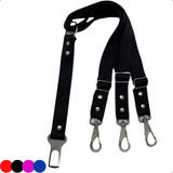 Coleira Pet Cinto Segurança Carro Universal Ajustável Tripla