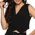 Colete Blusinha Alfaiataria Mini Blusa Feminino Elegante 