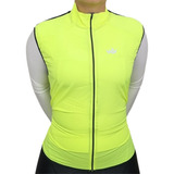 Colete Corta Vento Amarelo Wv Team Ciclismo Bike