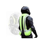 Colete De Airbag De Alta Visibilidade Veste De Airbag Airbag Equestre Reutilizável  Fácil De Limpar Homens E Mulheres São Adequados Para Toda A Estação Inflável Da Motocicleta Da Estação
