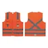 Colete De Segurança Super Safety Refletivo 4 Bolsos