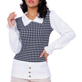 Colete Feminino Xadrez Pied