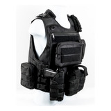 Colete Modular Tático Militar Airsoft Segurança 9 Módulos