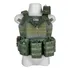 Colete Plate Carrier Modular   8 Peças Airsoft Paintball