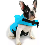 Colete Salva Vidas Tubarão Azul Pet Dog Cachorro Tam S