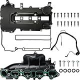 Coletor De Admissão Do Motor E Kit De Tampa De Válvula Compatível Com Chevy Sonic Cruze Trax Tracker 2012  2013  2014  2015  2016  2027  2018  2019  2020  2021  Buick Encore 1 4L  Substitui 615 380 