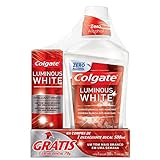 Colgate Enxaguante Bucal Para Clareamento Colgate Luminous White 500ml Promo 1 Creme Dental