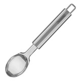 Colher Concha De Sorvete Inox Bola Profissional Tramontina Cor Prateado