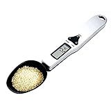 Colher Display Balança Digital Dosador De Precisão Medidora Embutida Tela LCD Cozinha Tempero Nutri Ração Suplemento Inox Capacidade De Pesagem De Até 500g