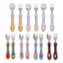 Colher Para Bebe E Garfo Aço Inox Anatômico Animais Buba
