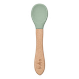 Colher Silicone E Bambu