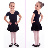 Collant Ballet Manga Curta
