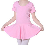 Collant Ballet Manga Curta