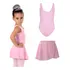Collant Regata   Saia Ballet Infantil Rosa preta Premium