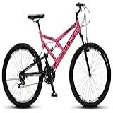 Colli Bike  Bicicleta GPS 148 Dupla Suspensão E Freios V Brake  Aro 26 Aero  36 Raias  21 Marchas
