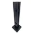 Coluna Torre Inox 40 Cm Preto Fosco Guarda Corpo 2 Furos
