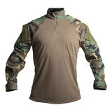 Combat Shirt Masculino Woodland