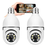 Combo 2 Câmeras Segurança Ip Wifi 360 Hd Cor Branco