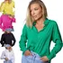 Combo 2 Camisas  Blusas Social  Em Botões Manga Cumprida