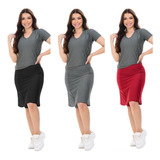 Combo 3 Saias Short