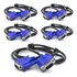 Combo 5 Cabos Vga Para Monitor Cabo Resistente Blindado