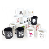 Combo 50 Caneca Personalizada C/ Silk Tema Sortidos Promoção